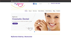 Desktop Screenshot of dentist-alderley-newmarket.com.au